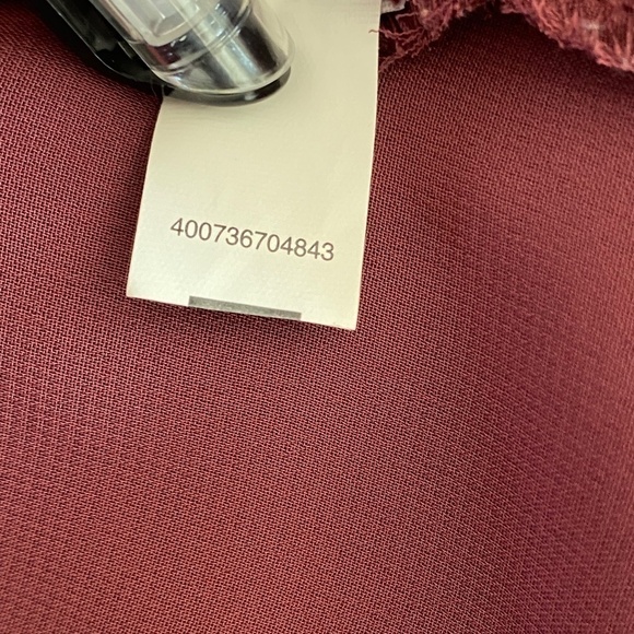 Jennifer Lopez sheer/semi-sheer flowy blouse size L - Picture 9 of 11